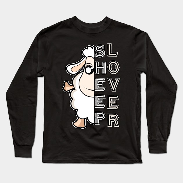 Sheep Lover Long Sleeve T-Shirt by Imutobi